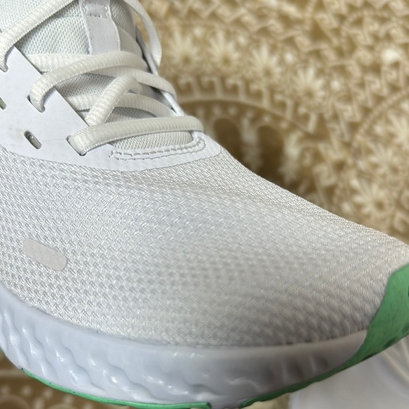 Nike Revolution White and Purple Athletic Shoes - Picture 14 of 14